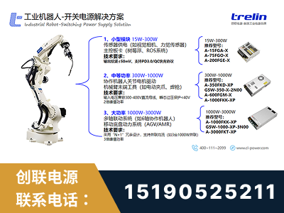 阿克苏-工业机器人-开关电源解决方案